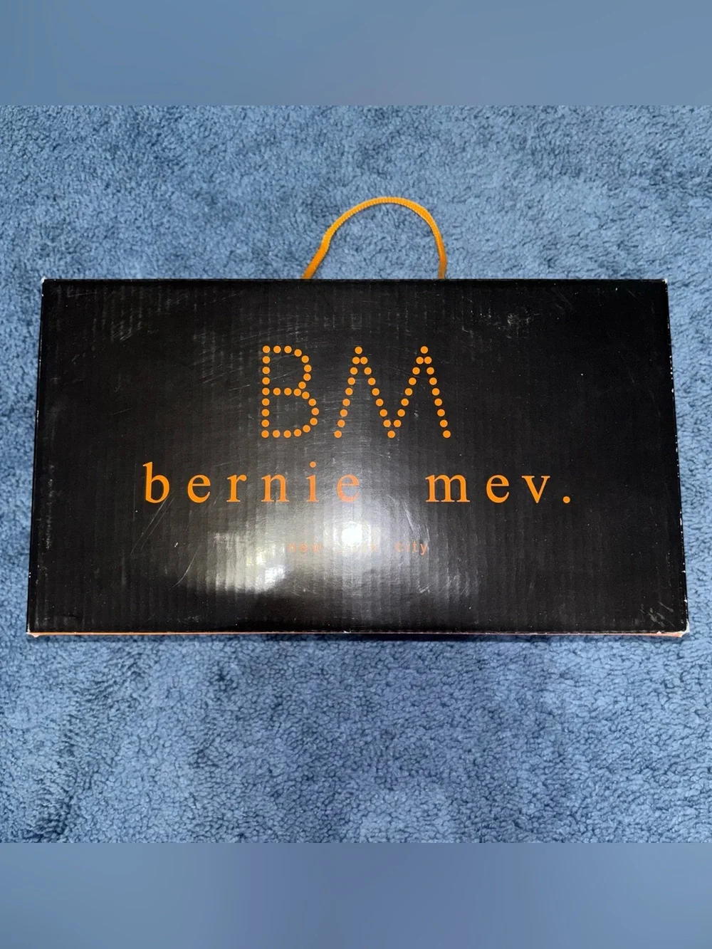 bernie mev. Black Sandals with Neon Multi-Color Woven Straps